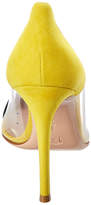 Thumbnail for your product : Gianvito Rossi 100 Plexi & Suede Pump