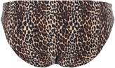 Thumbnail for your product : Jane Norman Leopard Print Animal Bikini Brief
