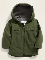 Thumbnail for your product : Old Navy Unisex Hooded Canvas Utility Jacket for Baby