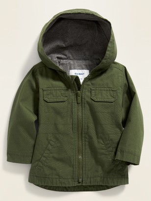 Old Navy Unisex Hooded Canvas Utility Jacket for Baby
