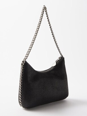 Stella McCartney Falabella Mini Faux Leather Shoulder Bag - Black