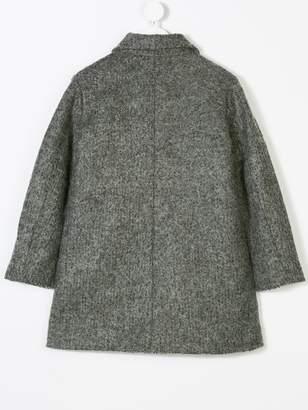 Lost And Found Kids glove-shaped pockets textured coat