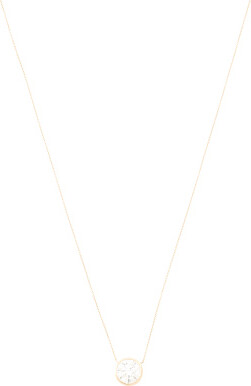 TJMAXX 14Kt Gold Lab Grown Diamond Bezel Pendant Necklace, Diamond/Gold