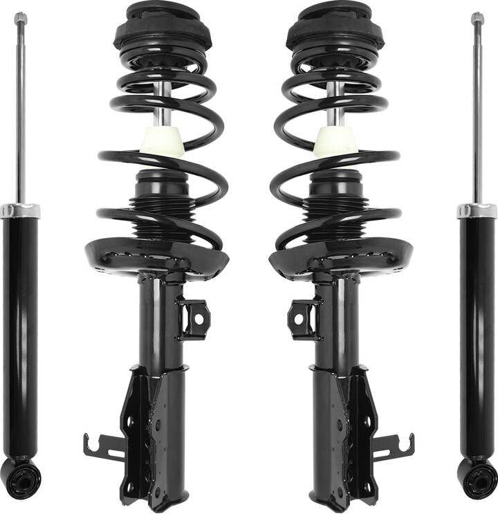 Unity Automotive Front & Rear Complete Strut Assembly Shock Kit Fits 2011-2017 Buick Regal FWD , 4-11027-251340-001