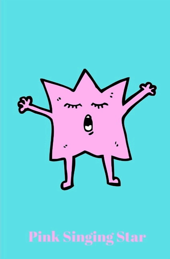 Pink Singing Star : Travel Game Activity Book for Young Adults to Enjoy While Traveling for Short and Long Distances. 5.25 X 8 inches. Perfect for Storing in a Backpack. Beautifully Crafted but Has a Sturdy Design. (Paperback)