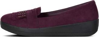 FitFlop FRINGEY SNEAKERLOAFER TM Suede Loafers with Studs