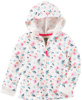 Thumbnail for your product : Osh Kosh Floral French Terry Hoodie