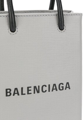 Balenciaga Logo Print Crossbody Bag