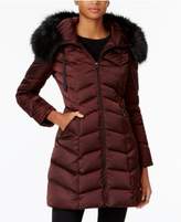 Thumbnail for your product : T Tahari Faux-Fur-Trim Down Puffer Coat