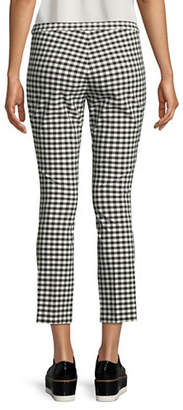 Theory Checkered Skinny Pants