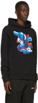 Thumbnail for your product : Marcelo Burlon County of Milan Black Fool's Tongue Hoodie