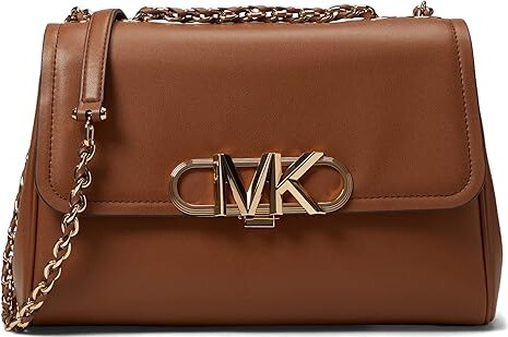 Michael Michael Kors Large Two-Tone Leather Convertible Chain Wallet