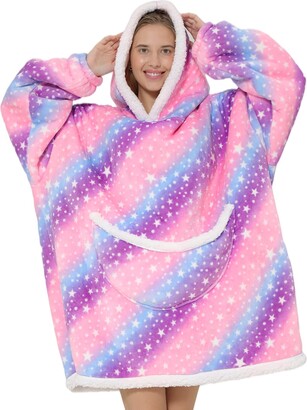 Wenlia Oversized Hooded Blanket Sweatshirt for Women