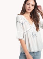 Thumbnail for your product : Ella Moss Broderie Anglaise 3/4 Eyelet Top