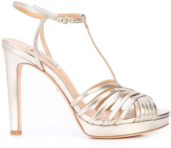 fiorenza embellished ankle strap evening shoe