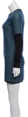 Derek Lam Mini Knit Dress Black Mini Knit Dress