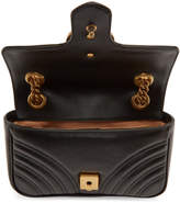 Thumbnail for your product : Gucci Black Mini Leather Marmont 2.0 Shoulder Bag