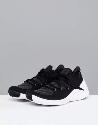 Nike Training Free Tr Flyknit Sneakers In Black