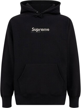 Supreme Swarovski box logo hoodie - ShopStyle