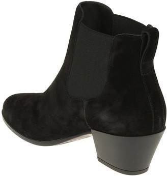 Hogan Elasticated Side Panel Ankle Boots