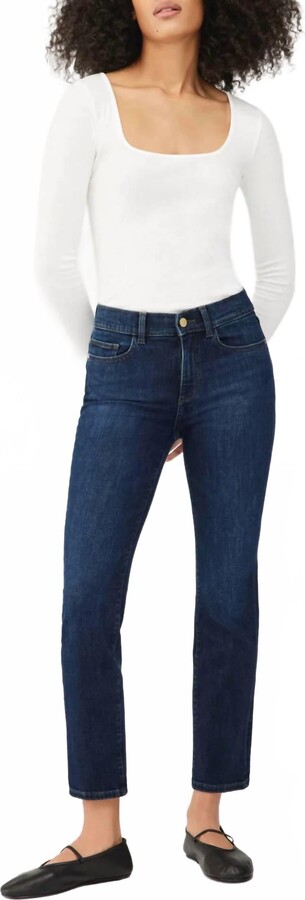 DL1961 - Women's Women's Mara Straight Mid Jeans In Santa Monica