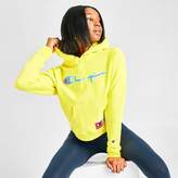 champion neon yellow hoodie