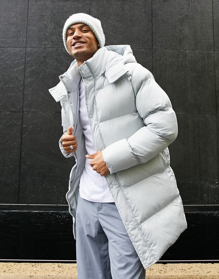 mens designer puffer jacket with hood