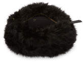 Thumbnail for your product : Giuseppe Zanotti Black Faux-Fur Clutch