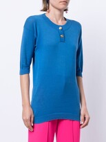 Thumbnail for your product : Chanel Pre Owned 1990s Knitted Short-Sleeved Top