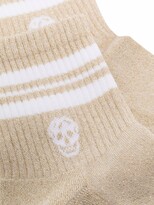 Thumbnail for your product : Alexander McQueen Skull Stripe Soccks