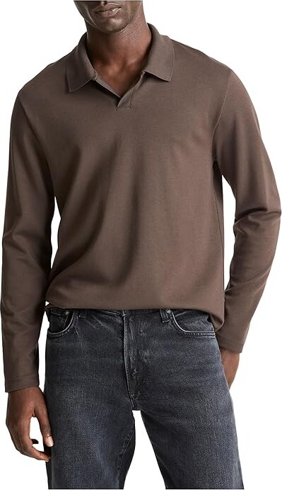 (取寄) ヴィンス メンズ ミラノ ロング スリーブ ジョニー カラー Vince men Milano Long Sleeve Johnny Collar Mission Vince Milano Long Sleeve Johnny Collar Men's T Shirt Mission : XL