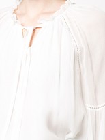 Thumbnail for your product : Cinq à Sept Tie Neck Flared Blouse