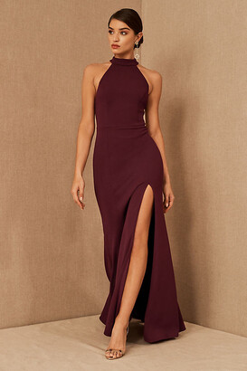 BHLDN Montreal Crepe Maxi Dress By in Purple Size 6