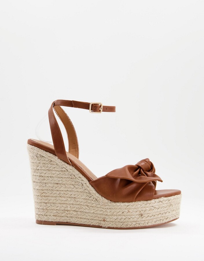 Tan Wedges | Shop the world's largest collection of fashion | ShopStyle UK