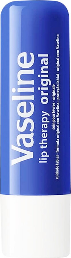 Vaseline Lip Original Single Moisturizing Balm with Petroleum & Vitamin E, 0.16 oz Pack of 1