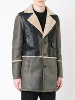 Thumbnail for your product : Drome panelled shearling coat