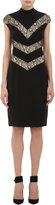 Thumbnail for your product : L'Wren Scott Chevron-Lace Sheath Dress