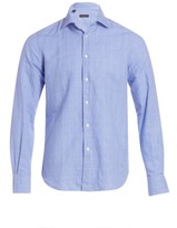 Thumbnail for your product : Saks Fifth Avenue COLLECTION Long Sleeve Linen Tonal Boucle Shirt