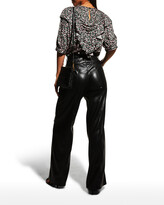 Thumbnail for your product : Finley Gia Leopard-Print V-Flounce Shell Top
