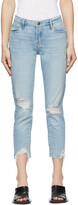 Thumbnail for your product : Frame Blue 'Le Garcon Crop' Jeans