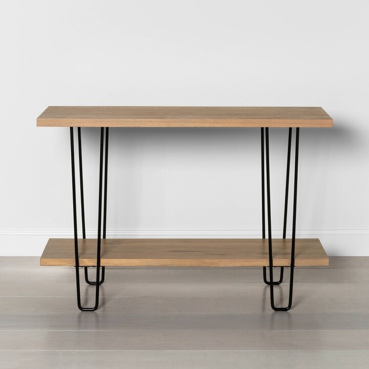 Hearth & Hand w/Magnolia Furniture Wood & Wire Console Table Hearth