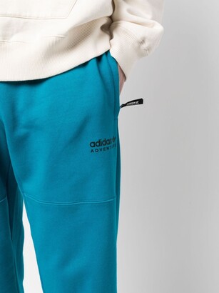adidas Logo-Print Cotton Trousers