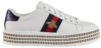 Gucci Ace sneaker with crystals