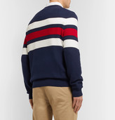 Thumbnail for your product : Polo Ralph Lauren Striped Supima Cotton Sweater - Men - Blue