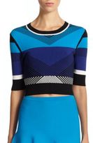 Thumbnail for your product : Ohne Titel Chevron Cropped Sweater