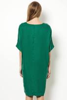 Thumbnail for your product : Anthropologie Draped Cupro Dress