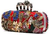 Thumbnail for your product : Alexander McQueen embellished four-ring box clutch
