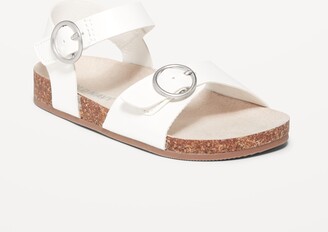 Old Navy Faux-Leather Buckle Sandals for Toddler Girls