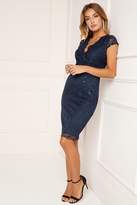 Thumbnail for your product : Next Lipsy Sequin Lace V neck Bodycon Dress - 4