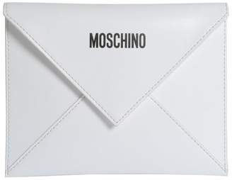 Moschino Clutch With Logo Lettering